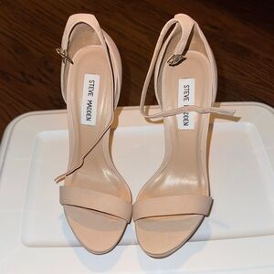Steve Madden Blush Pink Strappy Heels